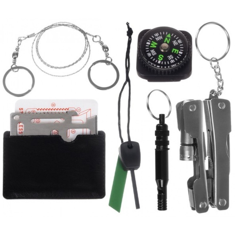Kit de survie 7in1 Coffret d’auto-assistance Kit de survie 7in1 Coffret d’auto-assistance