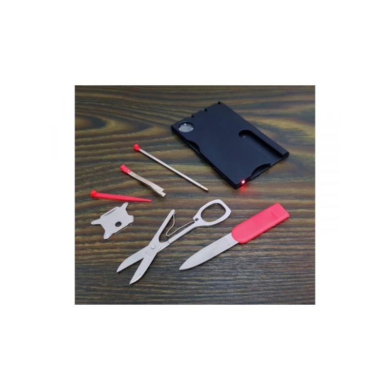 Carte de survie Multitool 12 en 1