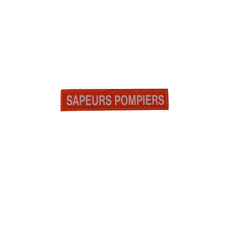 BARRETTE SAPEURS POMPIERS - ORANGE DOS VELCRO BARRETTE SAPEURS POMPIERS - ORANGE DOS VELCRO