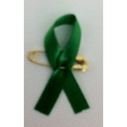 Ruban vert épingle