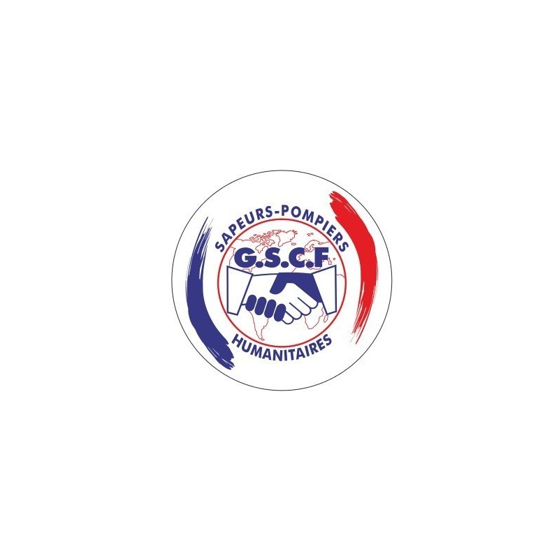 Autocollant GSCF pare-brise Ø 8 cm