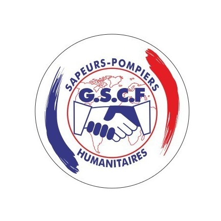 Autocollant GSCF pare-brise Ø 8 cm