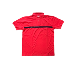 Polo Rouge "Sécurité Incendie"
