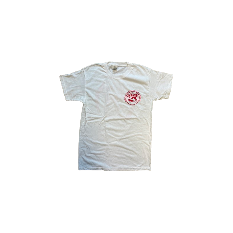 T Shirt Blanc - Logo Rouge GSCF