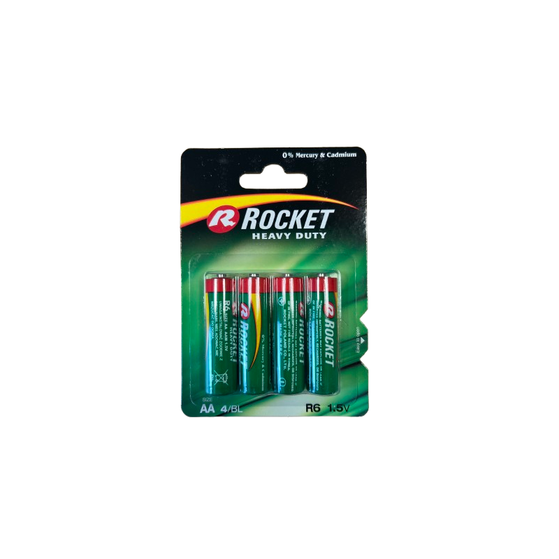 Lot de 4 piles R6 AA