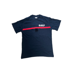 T Shirt Marine Bande Rouge GSCF