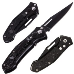 Couteau de poche pliant tactique en acier